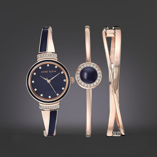 Anne Klein Watch and Bangle Set 26mm